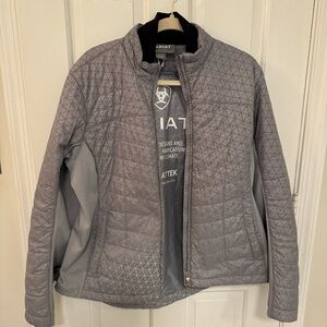 Ariat Silver Quilted Puffer Jacket